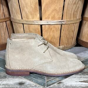 Trask Brady Tan Suede Brick Vibram Outsole Desert Chukka Boots Mens Size 8